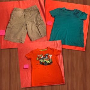 EPIC THREADS Two Shirts with Khaki Shorts Set🐌